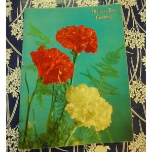 vintage 1958 Mothers day Greeting book with sayings and poems USA MADE mom